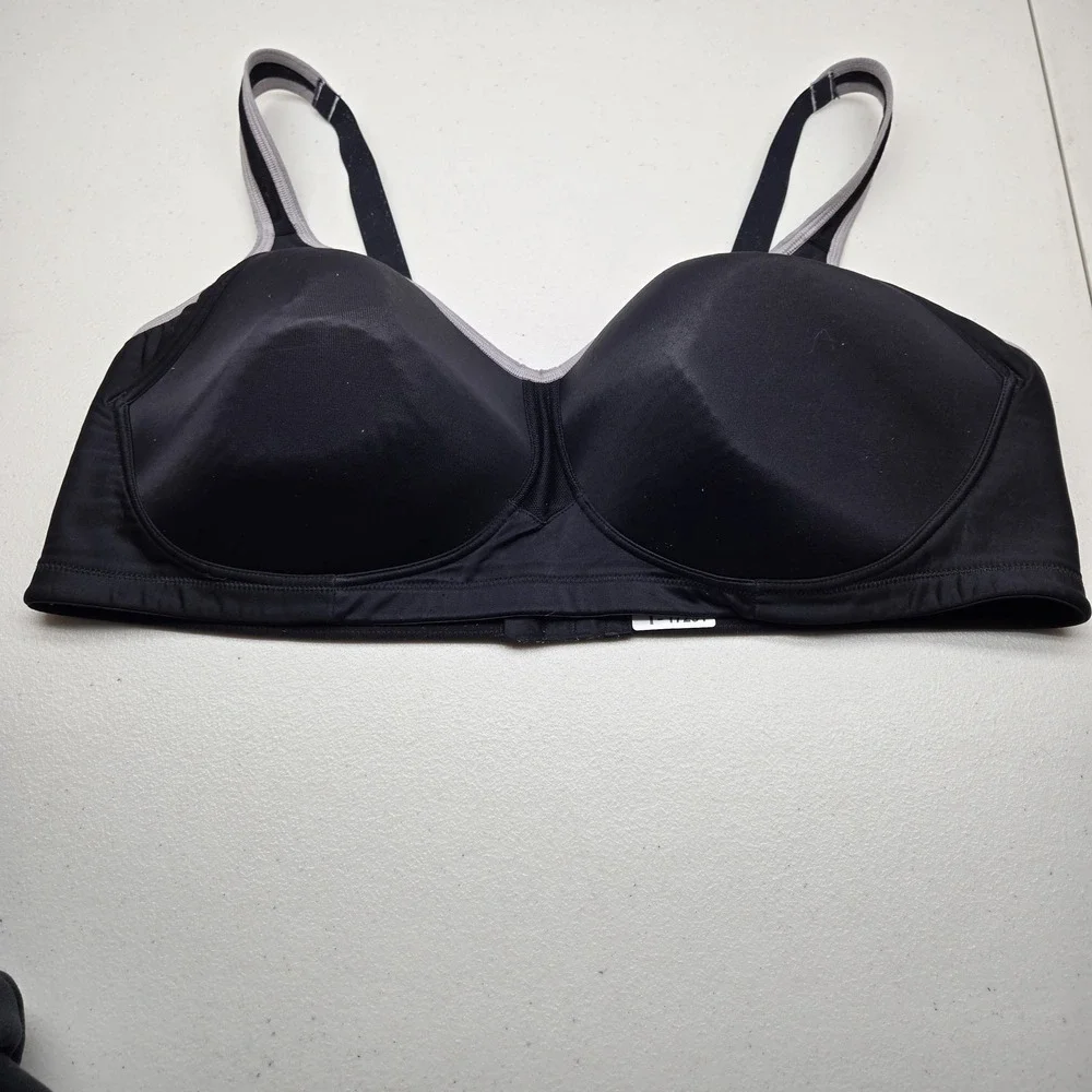 Vanity Fair Women Bra 44D Black T Shirt Wireless Strap‎ Convertible